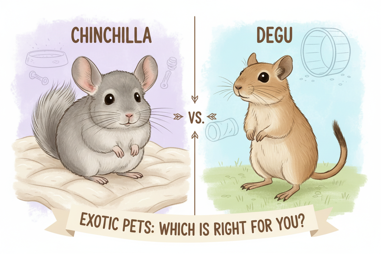 Csincsilla vagy degu? Melyik egzotikus rágcsáló illik hozzád?