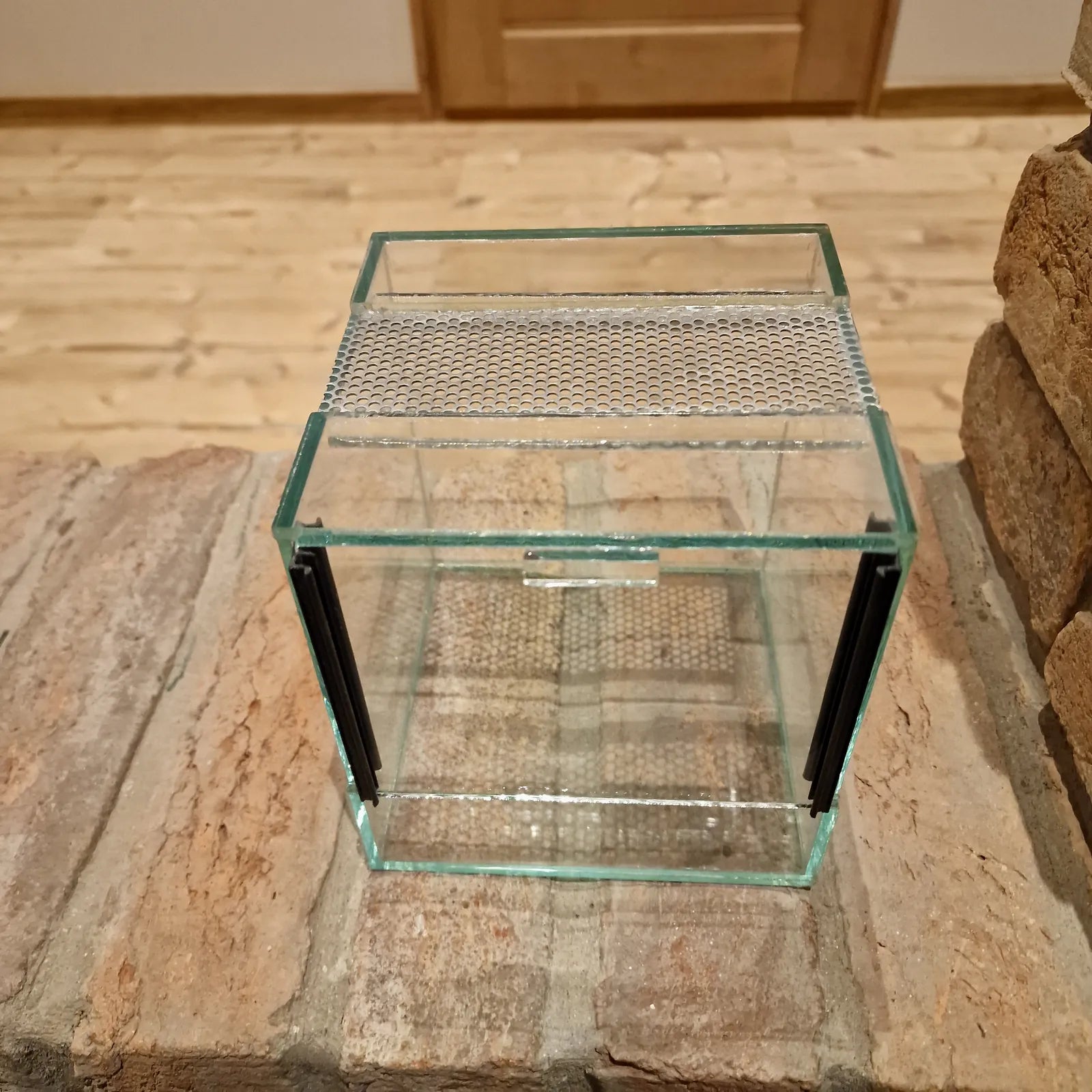Giotin ajtós terrárium – 15×15×15 cm