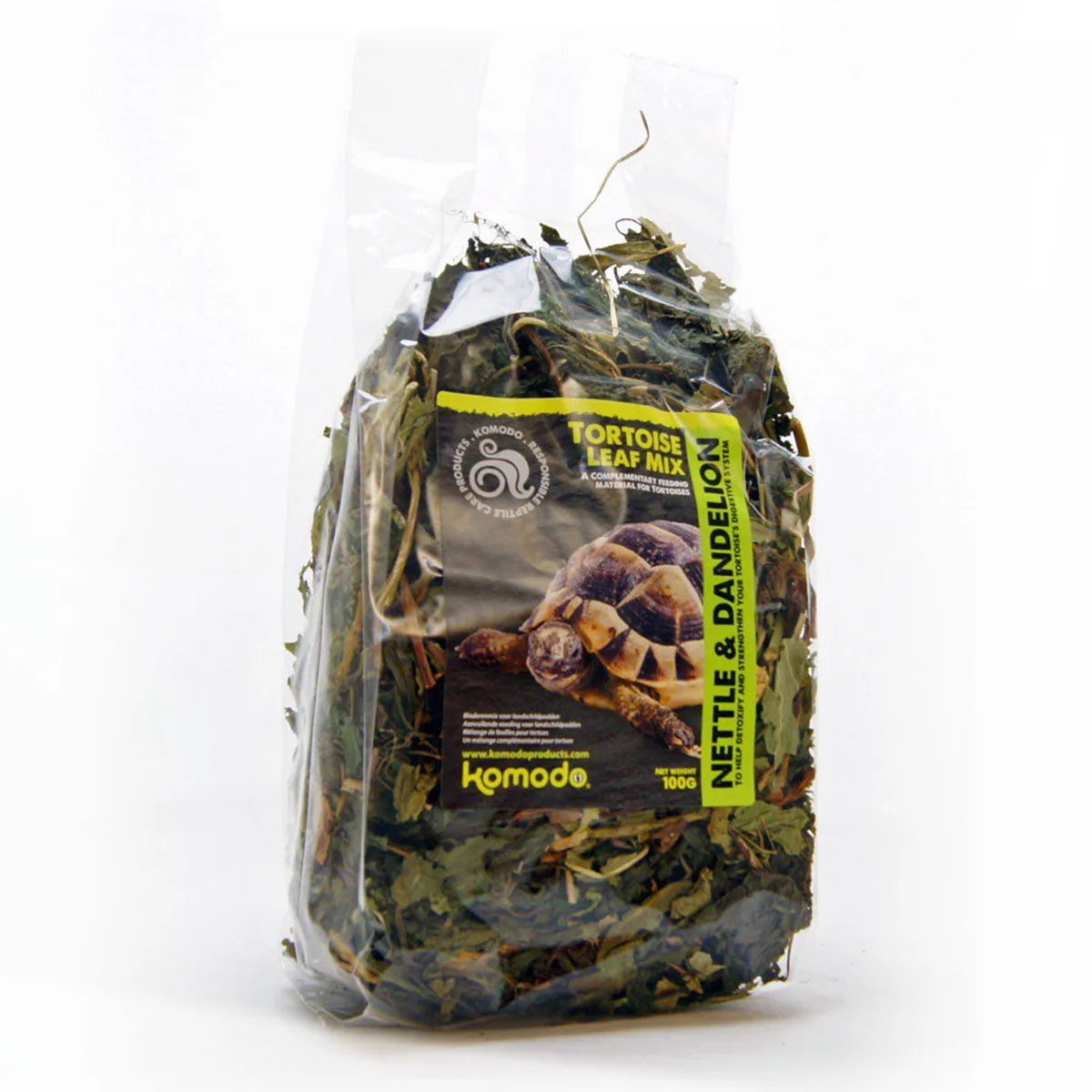 Komodo Tortoise Leaf Mix 100g – Szárazföldi teknős levélmix