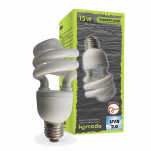Komodo Compact Lamp UVB 2 % 15W