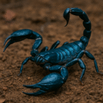 Heterometrus cyaneus i2 (2 vedlés)