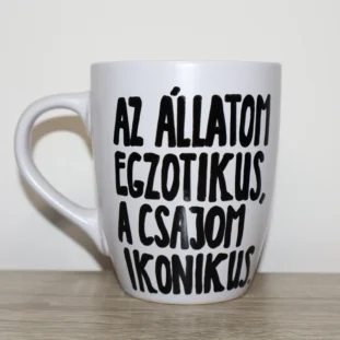 Egyedi feliratos ajándék bögre