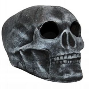 Koponya (M) kerámia dekor – 11×10×16 cm