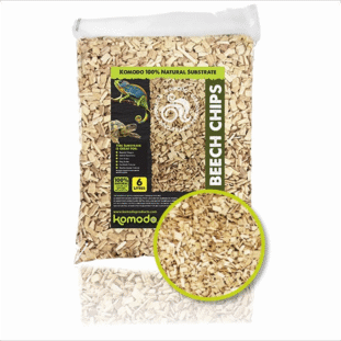 Komodo Beech Chips Coarse – Durva kéreg aljzat (6-12 L)