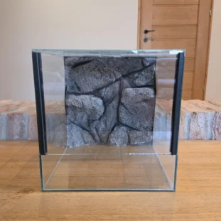 30×30×30 háttérrel ellátott terrárium