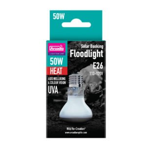 Arcadia Basking Solar Flood 50W terrárium izzó hüllőknek – napozó hely kialakítására